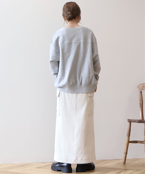 AMERICAN HOLIC(アメリカンホリック)の「Liberty Parkロゴ刺繍スウェット2(スウェット・レディース・グレー系その他・M/L)」の3枚目の写真