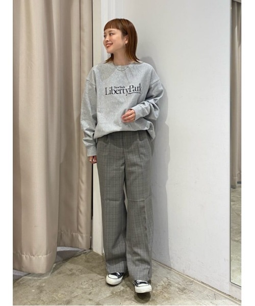 AMERICAN HOLIC(アメリカンホリック)の「Liberty Parkロゴ刺繍スウェット2(スウェット・レディース・グレー系その他・M/L)」の10枚目の写真