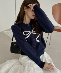 サイドティアードジャケカーデ ヴィンテージスタイル 黒/オールブラック ジャガード生地