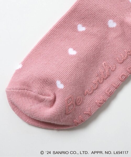 sanrio(サンリオ)の「マイメロディ・クロミ/フリルソックス(ソックス/靴下・キッズ・ブラック/アイボリー/ラベンダー/ピンク・18/15 /21/12)」の19枚目の写真