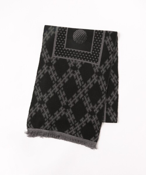 BEAMS T(ビームスティー)の「HELLRAZOR / CORPS MUFFLER(マフラー・メンズ・ブラック・ONE SIZE)」の2枚目の写真