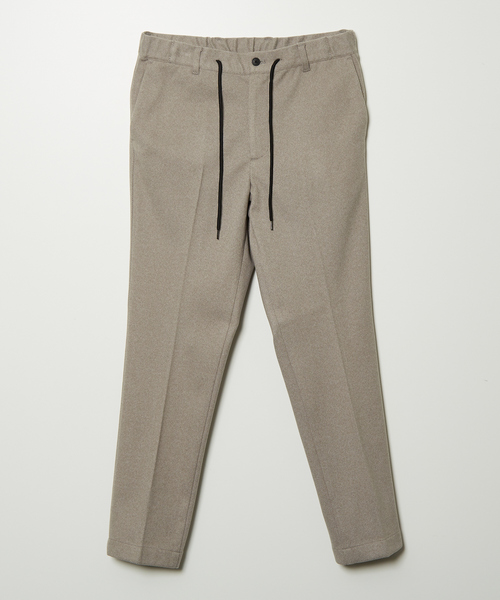 ABAHOUSE GRAY（アバハウスグレイ）の「【秋冬生地/セットアップ対応】ヘリンボーン柄 ニット スラックス パンツ（スラックス・メンズ・ネイビー/グレー/グレイッシュベージュ・48/50/44/46）」の4枚目の写真