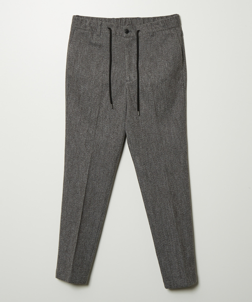 ABAHOUSE GRAY（アバハウスグレイ）の「【秋冬生地/セットアップ対応】ヘリンボーン柄 ニット スラックス パンツ（スラックス・メンズ・ネイビー/グレー/グレイッシュベージュ・48/50/44/46）」の10枚目の写真