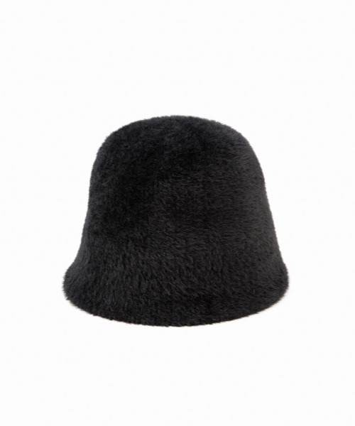 BIRTHDAY BAR（バースデイバー）の「【CONTROL FREAK】シャギーサーモベルハット（ハット・レディース・ブラック/ベージュ・フリー）」の2枚目の写真