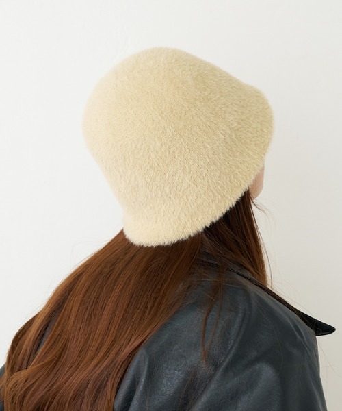 BIRTHDAY BAR（バースデイバー）の「【CONTROL FREAK】シャギーサーモベルハット（ハット・レディース・ブラック/ベージュ・フリー）」の5枚目の写真