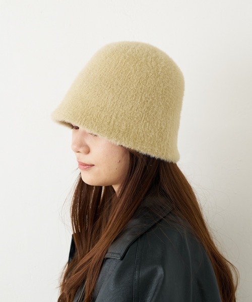 BIRTHDAY BAR（バースデイバー）の「【CONTROL FREAK】シャギーサーモベルハット（ハット・レディース・ブラック/ベージュ・フリー）」の9枚目の写真