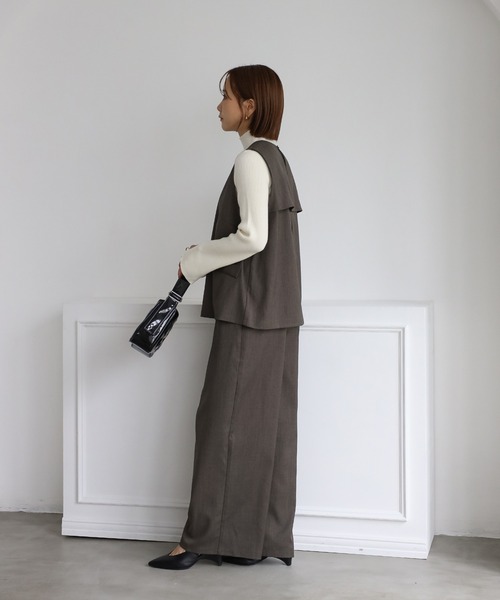 BONJOUR SAGAN - ボンジュールサガン　スリットスリーブプチハイネックニット　トップス  田中里奈 セール】スリットスリーブプチハイネックニットトップス（ニット