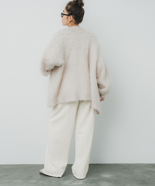coca(coca)(コカ)の「ピグメント加工スウェットパンツ(スウェットパンツ・レディース・アイボリー/ブラック・L/M)」の12枚目の写真
