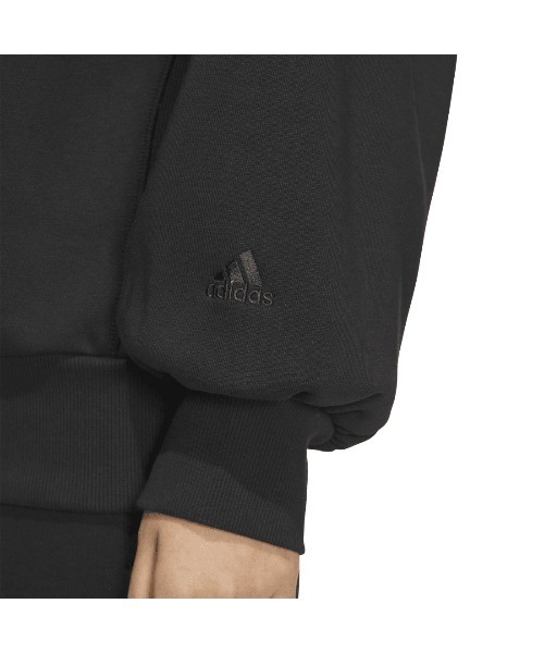 adidas（アディダス）の「アディダス adidas W CLG 裏起毛 クルースウェット（スウェット・レディース・ベージュ/バーガンディー/ブラック・S/M/L/XL）」の15枚目の写真