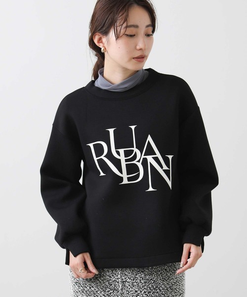 Gready Brilliant(グレディブリリアン)の「URBANダンボールスウェット(スウェット・レディース・グレイッシュベージュ/ブラック・FREE)」の2枚目の写真