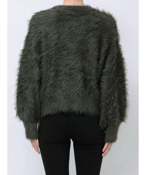 dazzlin（ダズリン）の「シャギークルーニットトップス（ニット/セーター・レディース・アイボリー/チャコールグレー/レッド/ピンク・FREE）」の14枚目の写真