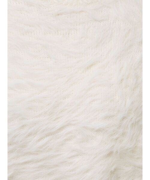 dazzlin（ダズリン）の「シャギークルーニットトップス（ニット/セーター・レディース・アイボリー/チャコールグレー/レッド/ピンク・FREE）」の8枚目の写真