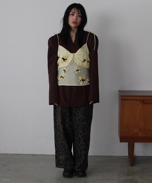 SANSeLF（サンセルフ）の「バックボタンテーラードジャケット【SANSeLF】 sanw24a053（その他アウター・レディース・ブラウン・FREE）」の16枚目の写真