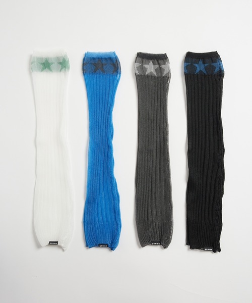 gomme（ゴム）の「シアースターアームカバー（アームカバー・レディース・ブルー/グレー/ブラック/ホワイト・FREE）」の5枚目の写真