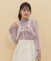 REDYAZEL | チュールボレロニット＆プルオーバーセット(ニット/セーター)