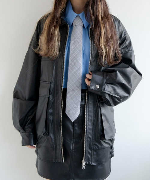 WEGO（ウィゴー）の「WEGO/柄ネクタイ（ネクタイ・レディース・ブルー系その他2/ライトピンク/サックスブルー/グレー系その他2/イエロー系その他3/ピンク/レッド系その他2・FREE）」の8枚目の写真