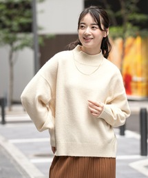 GLOBAL WORK Smile Seed Store | ふわもちボトルネックプルオーバー/116043(ニット/セーター)