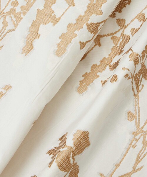 ANAYI ペイントジャガード タックワンピース シルエットフラワージャガードタック ワンピース | ANAYI/アナイ