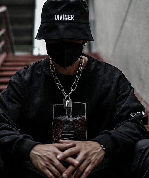 DIVINER(ディヴァイナー)の「Destiny Load Sweat (ブラック)(Tシャツ/カットソー・メンズ・ブラック・M)」の2枚目の写真