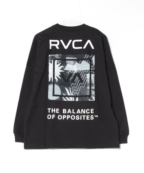 ★国内在庫/即発可*RVCA*VA BOXロゴ長袖Tシャツ/WH★ RVCA tシャツ レディース VA BOX LOGO LS ロングスリーブT