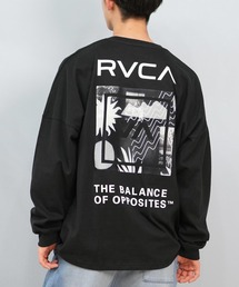【ムラサキスポーツ限定】RVCA/ルーカ ロンTee/長袖Tシャツ ボックスロゴ オーバーサイズ ユニセックス BF041-158