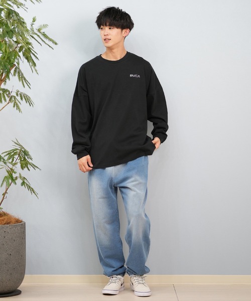 RVCA(ルーカ)の「【ムラサキスポーツ限定】RVCA/ルーカ ロンTee/長袖Tシャツ ボックスロゴ オーバーサイズ ユニセックス BF041-158(Tシャツ/カットソー・メンズ・ベージュ/ホワイト/ブラック・L/M/S)」の22枚目の写真