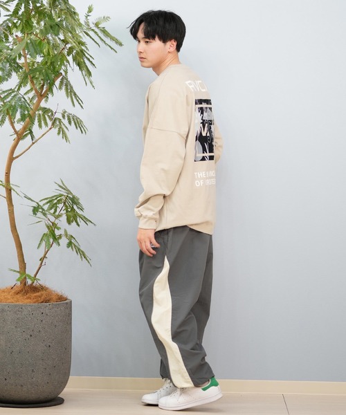 RVCA(ルーカ)の「【ムラサキスポーツ限定】RVCA/ルーカ ロンTee/長袖Tシャツ ボックスロゴ オーバーサイズ ユニセックス BF041-158(Tシャツ/カットソー・メンズ・ベージュ/ホワイト/ブラック・L/M/S)」の9枚目の写真