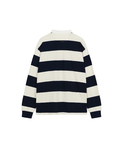 VIVASTUDIO(ビバスタジオ)の「ロゴラガーシャツ / LOGO RUGGER SHIRT(Tシャツ/カットソー・メンズ・アイボリー/ブルー系その他・LARGE/MEDIUM)」の3枚目の写真