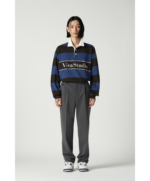 VIVASTUDIO(ビバスタジオ)の「ロゴラガーシャツ / LOGO RUGGER SHIRT(Tシャツ/カットソー・メンズ・アイボリー/ブルー系その他・LARGE/MEDIUM)」の17枚目の写真