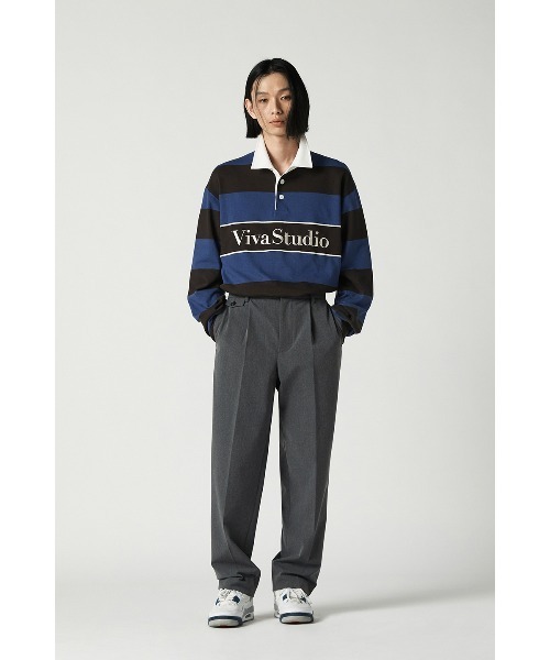 VIVASTUDIO(ビバスタジオ)の「ロゴラガーシャツ / LOGO RUGGER SHIRT(Tシャツ/カットソー・メンズ・アイボリー/ブルー系その他・LARGE/MEDIUM)」の20枚目の写真