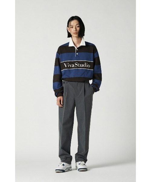 VIVASTUDIO(ビバスタジオ)の「ロゴラガーシャツ / LOGO RUGGER SHIRT(Tシャツ/カットソー・メンズ・アイボリー/ブルー系その他・LARGE/MEDIUM)」の21枚目の写真