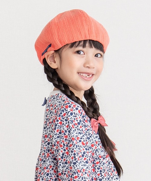 RAGMART(ラグマート)の「ベレー帽(ハンチング/ベレー帽・キッズ・ピンク/イエロー/サックスブルー・M/S)」の1枚目の写真