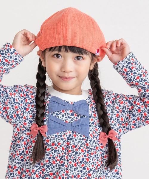 RAGMART(ラグマート)の「ベレー帽(ハンチング/ベレー帽・キッズ・ピンク/イエロー/サックスブルー・M/S)」の6枚目の写真