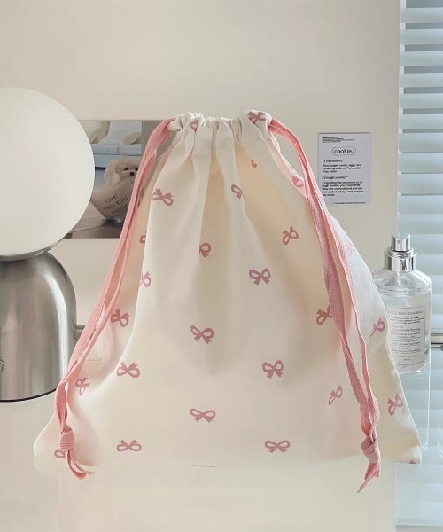 いゅぎんみ　　まとめ購入　まゆこシェニール　巾着バッグ　リボン　セット ALL ITEM | Mayuko Chenille