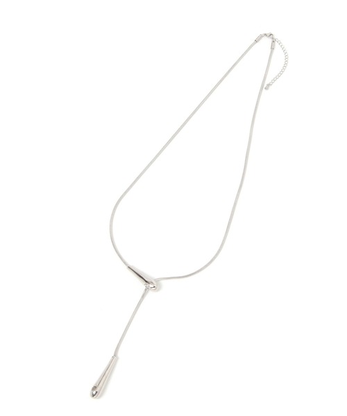 mysty woman（ミスティウーマン）の「シズクチョーカー  322961（ネックレス・レディース・シルバー・FREE）」の6枚目の写真