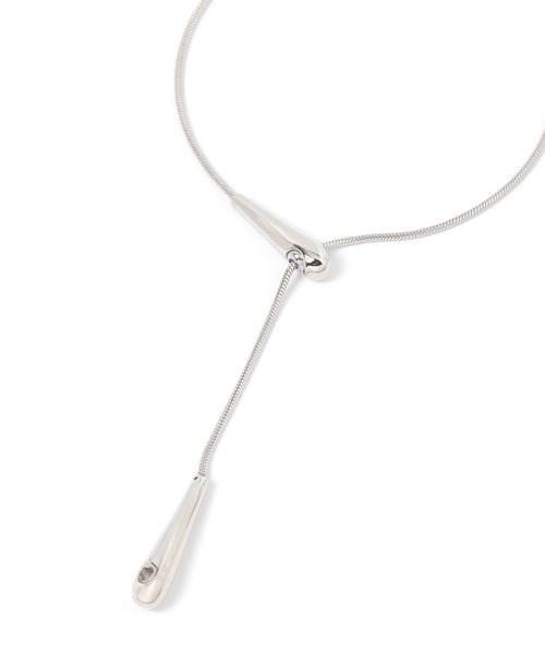 mysty woman（ミスティウーマン）の「シズクチョーカー  322961（ネックレス・レディース・シルバー・FREE）」の7枚目の写真