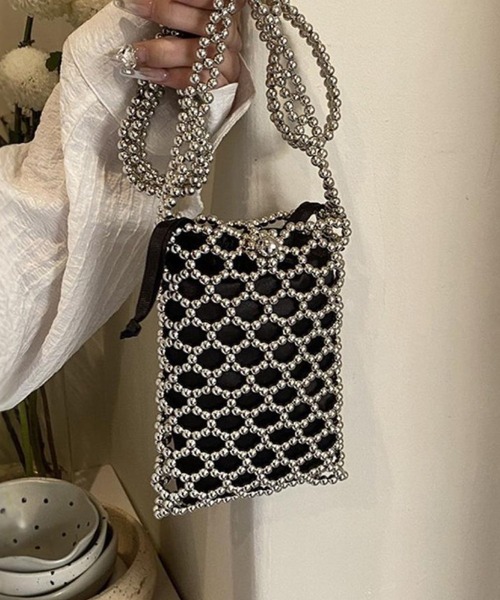 ﾊﾟｰﾙｼｮﾙﾀﾞｰ長型ﾊﾞｯｸﾞ（ショルダーバッグ）｜suppli mohh（サプリモー） 5,170円