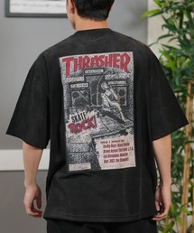 THRASHER（スラッシャー）の「【ムラサキスポーツ限定】THRASHER/スラッシャー 半袖Tシャツ/半袖Tee バックプリント オーバーサイズ ユニセックス 252TH1ST029（Tシャツ/カットソー・メンズ）」