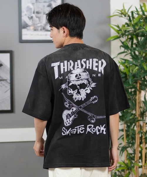 セール】【ムラサキスポーツ限定】THRASHER/スラッシャー 半袖T