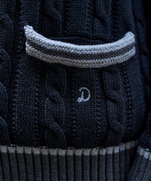 DRESSTERIOR（ドレステリア）の「スプリングチルデン ニットロンドンカーディガン（カーディガン/ボレロ・メンズ・ブラック/ネイビー・90/91/92）」の22枚目の写真