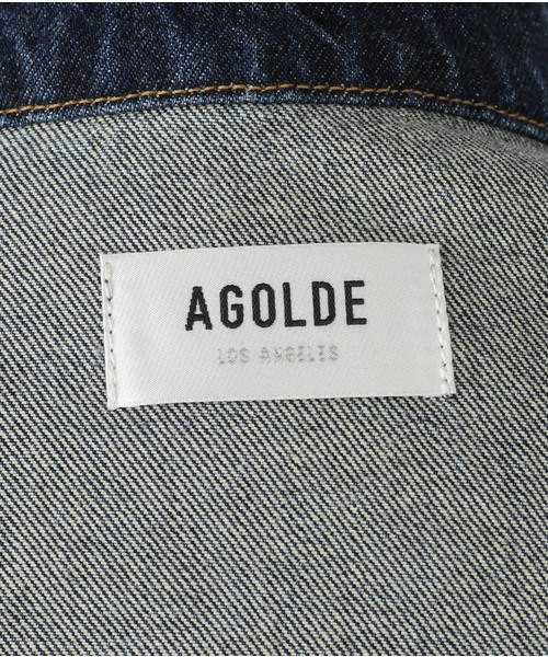 AGOLDE（エーゴールドイー）の「AGOLDE/エーゴールドイー DALTON BALLON JACKET（デニムジャケット・レディース・ネイビー・SMALL）」の12枚目の写真