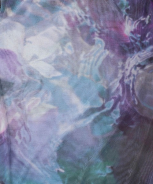 HARE（ハレ）の「2WAYアートガラシアートップス(HARE)（Tシャツ/カットソー・レディース・グリーン/ブルー/パープル・FREE）」の8枚目の写真