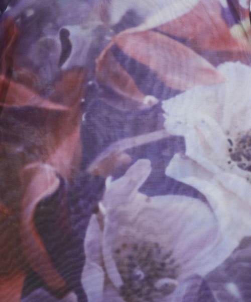 HARE（ハレ）の「2WAYアートガラシアートップス(HARE)（Tシャツ/カットソー・レディース・グリーン/ブルー/パープル・FREE）」の5枚目の写真