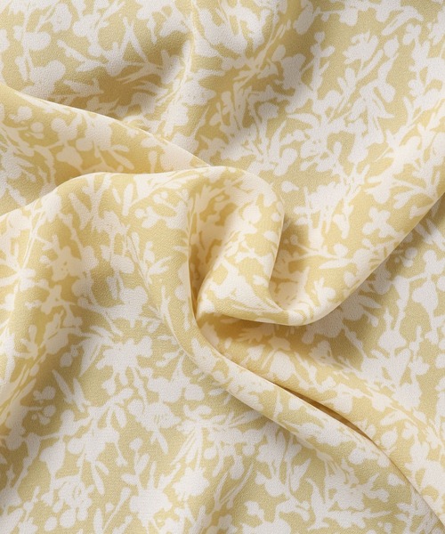 hunch（ハンチ）の「ジョーゼット柄 プリントワンピース（ワンピース・レディース・イエロー系その他/パープル系その他/ブラック系その他・FREE）」の7枚目の写真