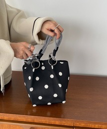 Sovelana 花柄ボックス型ハンドバッグ Sovelana 花柄ボックス型ハンドバッグ Sovelana 花柄ボックス型