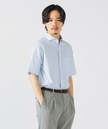 BEAMS HEART | 【抗菌防臭加工・吸水速乾】ハニカム カッタウェイカラー フルオープン ポロシャツ 25SS（S～XL）(ポロシャツ)