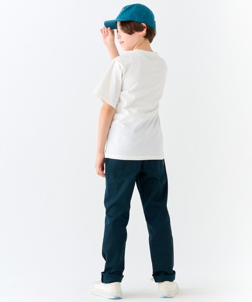 KRIFF MAYER Kid's Collection（クリフメイヤーキッズコレクション）の「【撥水・防汚】クリーネスT（Take your time）（Tシャツ/カットソー・キッズ・オフホワイト/ネイビー/グレー/ライトグリーン・130/120/170/160/150/140）」の8枚目の写真