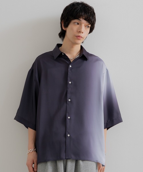 セール】Loose fit gradation HS shirt / ルーズフィット