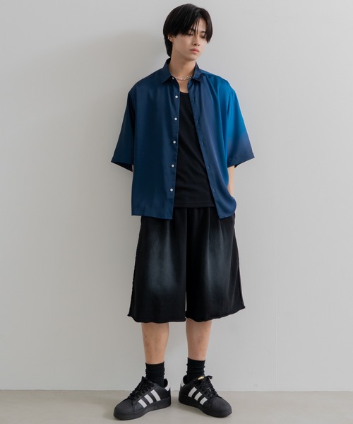 SINSS（シンス）の「Loose fit gradation HS shirt / ルーズ