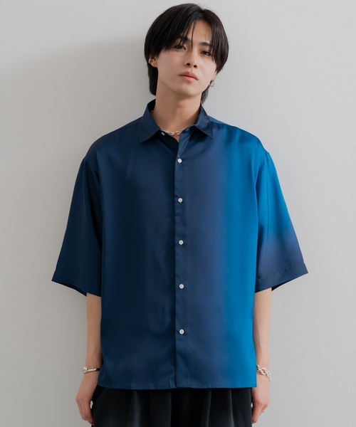 セール】Loose fit gradation HS shirt / ルーズフィット